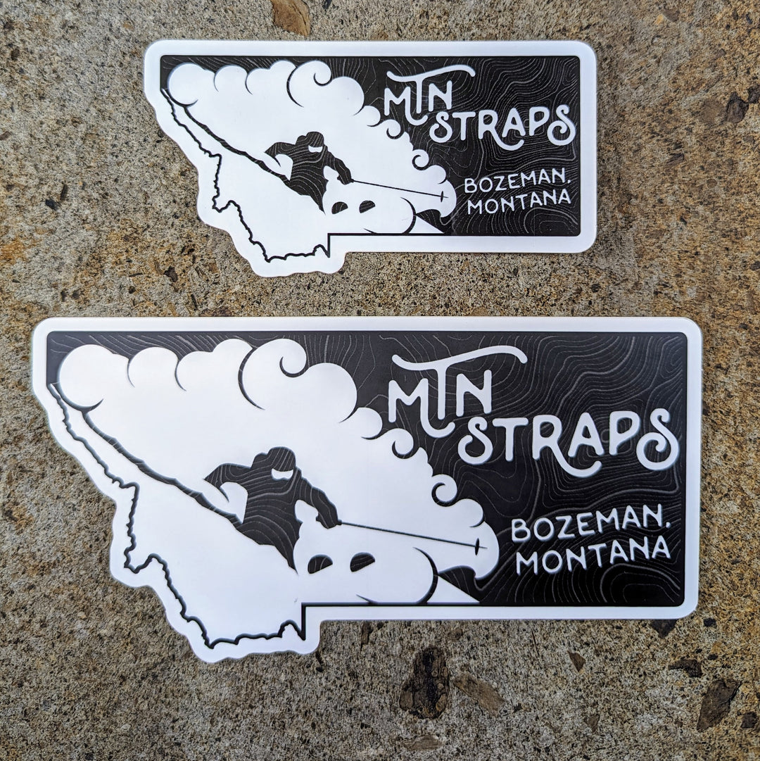 Mtn Roo Sticker Mtn Straps Mtn Powder Skier – MTN Straps