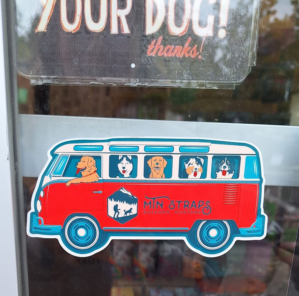 Dog Van Sticker