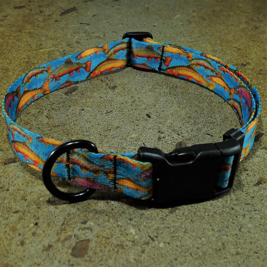 Mtn Straps Trout Tales dog collar