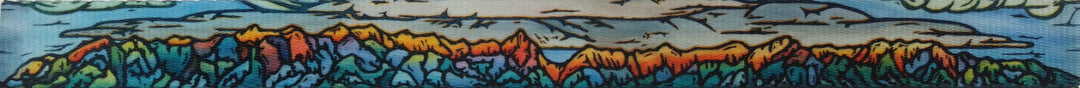 Mtn Straps  Bridgers Ski Pole Straps  Bozeman Montana art by Sarah Angst
