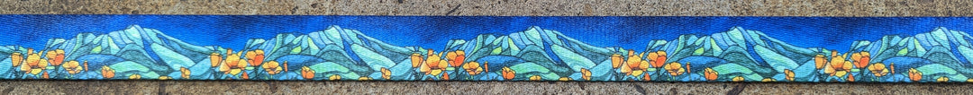 Close up of Mtn Straps Mount Tam pattern
