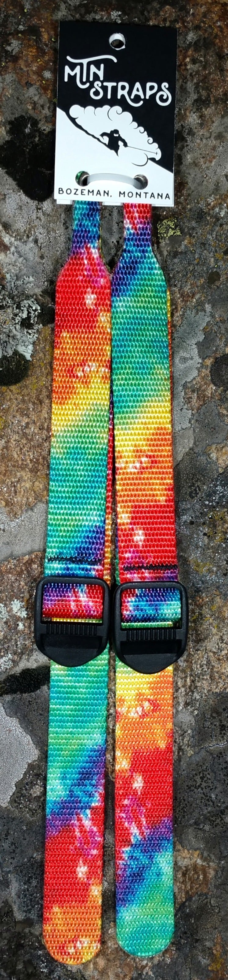 Replacement straps for ski poles. Tye dye