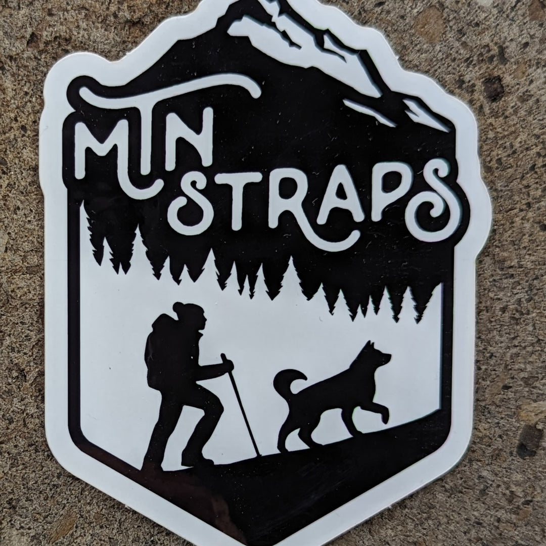 Mtn Roo Sticker Mtn Straps Brand Badge Stickers – MTN Straps